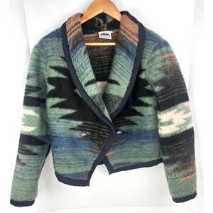 Together-West‎ vintage made U.S.A Western Core fleece women's jacket sz L/XL